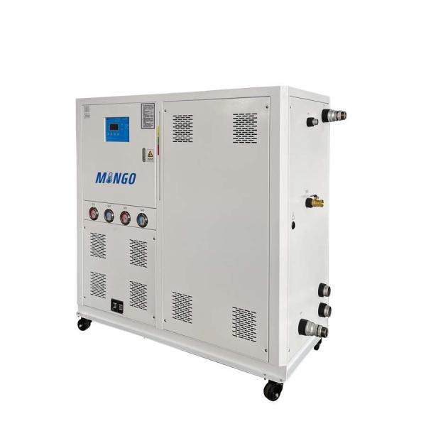 Quiet Operation Water Cooled Industrial Chiller 15HP 58.66KW/Hr