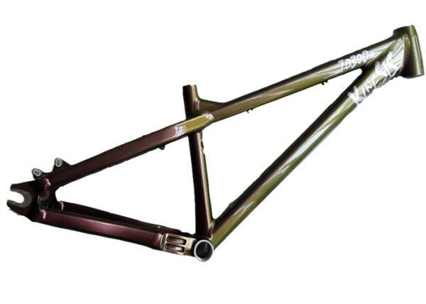26er Alumínio BMX Dirt Jump Bike Frame Reforçado 100-120mm Viagem