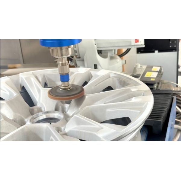 Aluminum Alloy Car Wheels Robotic Grinder 50W 1000-3000rpm