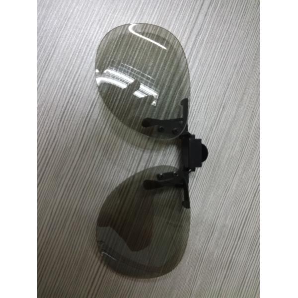 Clip Type Plastic Circular Polarized Real 3d Glasses Anti Glare