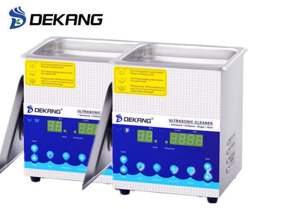 1.3L Small Dual Frequency Ultrasonic Cleaner , Ultrasonic Watch Cleaning Machine 