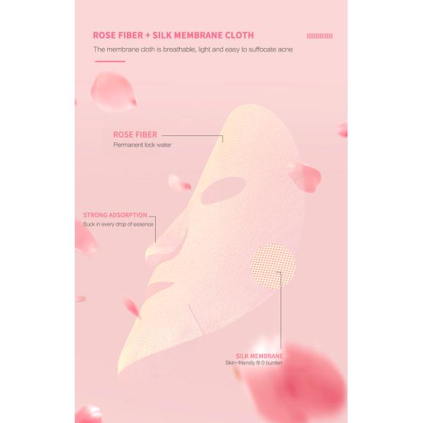 Лепесток завода сияя лицевые продукты заботы кожи OEM маски развел водой