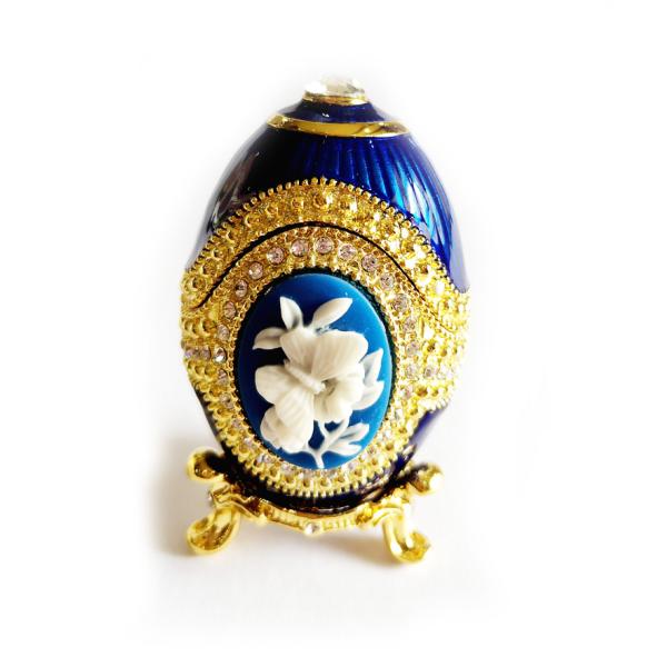 European Easter Egg Jewelry Box Jewel Storage Organizer Event Home Decor Easter Egg Jewelry Box Enamel Trinket box