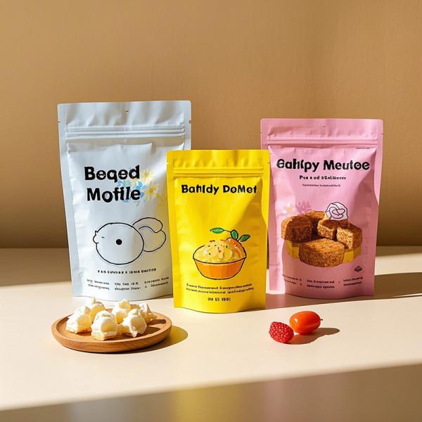 Stand Up Coffee Bags with Degassing Valve 3 Layer Aluminum Foil Laminated for Freshness Custom Logo Printing