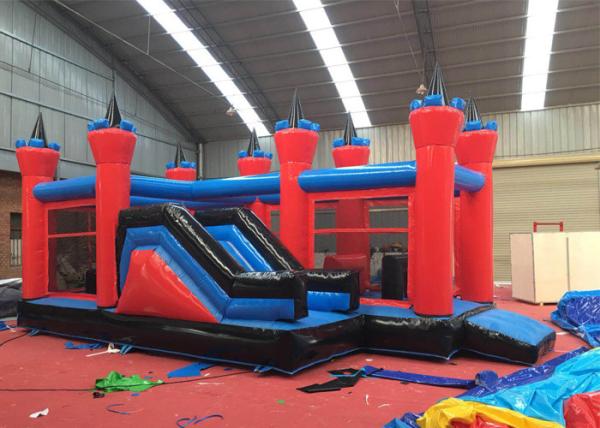 Interesting Giant Inflatable Outdoor Games / Jumping Bounce House 3 Years Warrenty