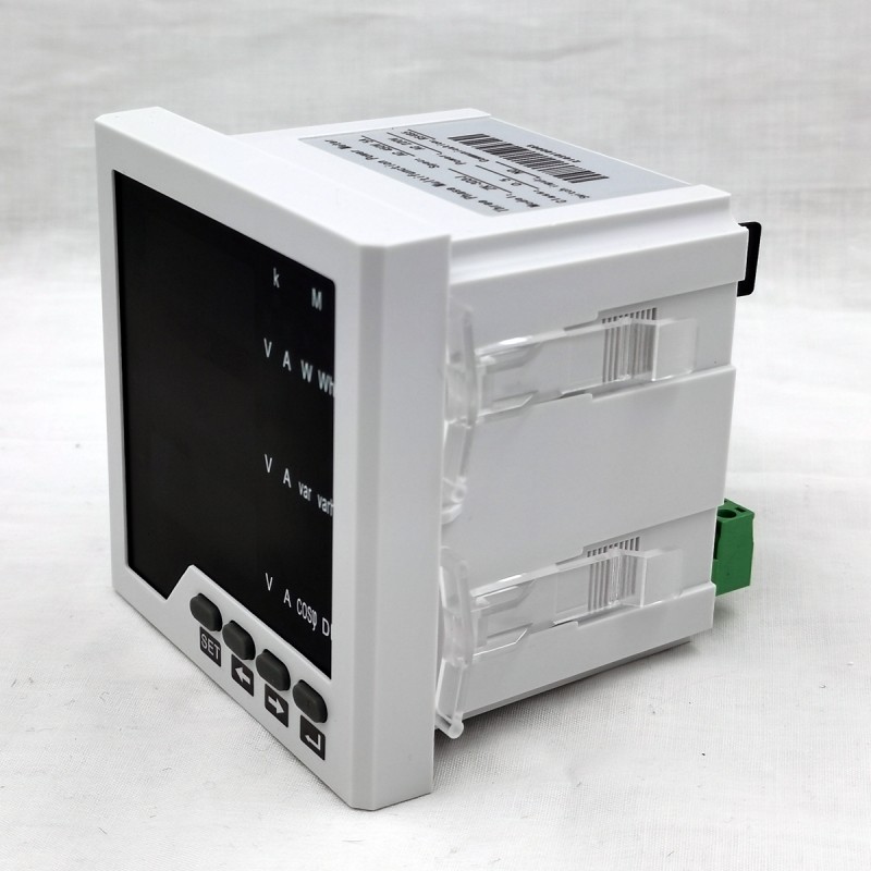 96*96 Digital Multifunction Three-Phase Panel Ammeter RS485 Modbus KWH Meter with Energy Power Features