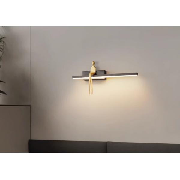 Copper wall lamp bedroom bedside creative background wall lamp Italian designer art figure shape decorative wall lamp