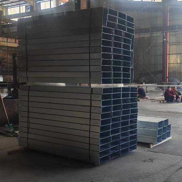 Ladder Type 200mm Cable Tray Stainless Steel Galvanized Perforated Cable Tray