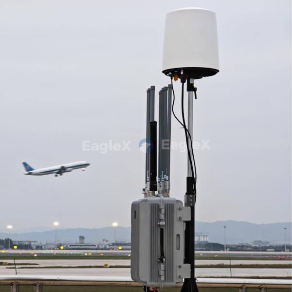 Airport Security Drone Detection 3/5/8/10KM FPV Drone Detector for Wide Frequency Range Surveillance