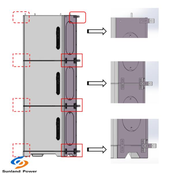 LiFePO4 Batterie 48V 100Ah Chargeur de panneau solaire 5-15kWh Système de stockage d'énergie pour usage domestique