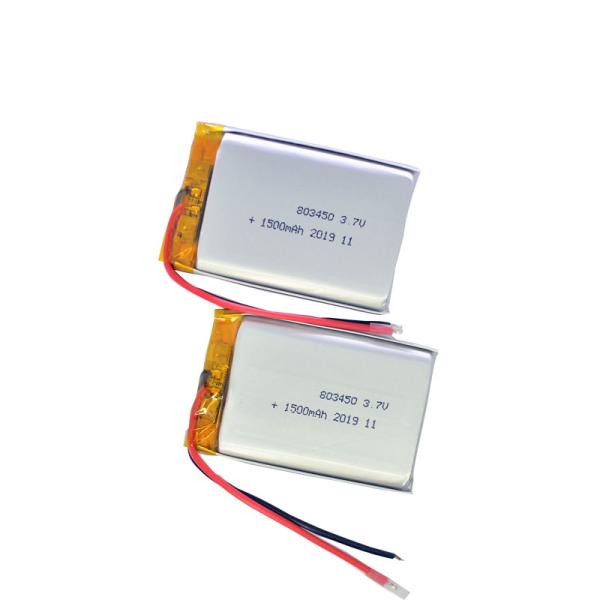 3,7 жизнь цикла батареи шлемофона v 1500mAh Lipo Bluetooth 500 раз