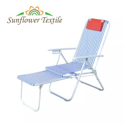 Azul feito sob encomenda dobrável exterior da cadeira de praia da sala de estar da trouxa da cadeira de praia