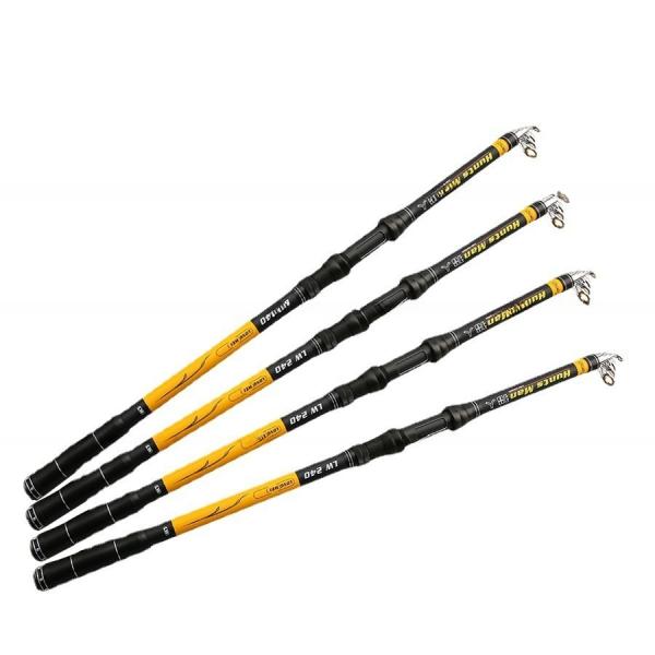 3m 3.6m Super Light Long Handle Carbon Fiber Spinning Fishing Rod with Hardness Hard