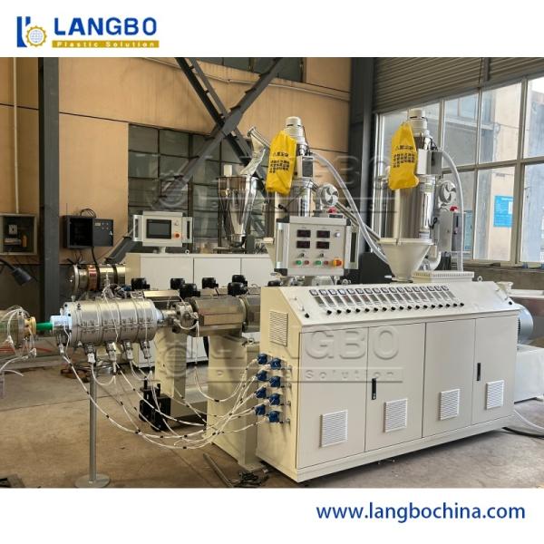 16-400 mm Large Diameter HDPE Pipe Making Machine for Water / Gas Supply
