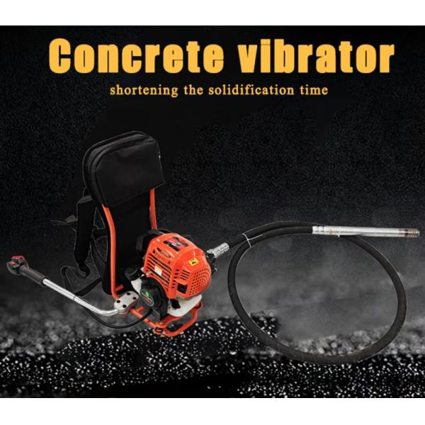 Flexible Shaft Length of 2.5m/3m Backpack Gasoline Concrete Vibrator Machine for Construction Works and Vibration Work