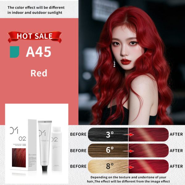 Peroxide Cream Semi Permanent Home Hair Dye Kit Ammonia Free OEM Hair Dye Factory Wholesale