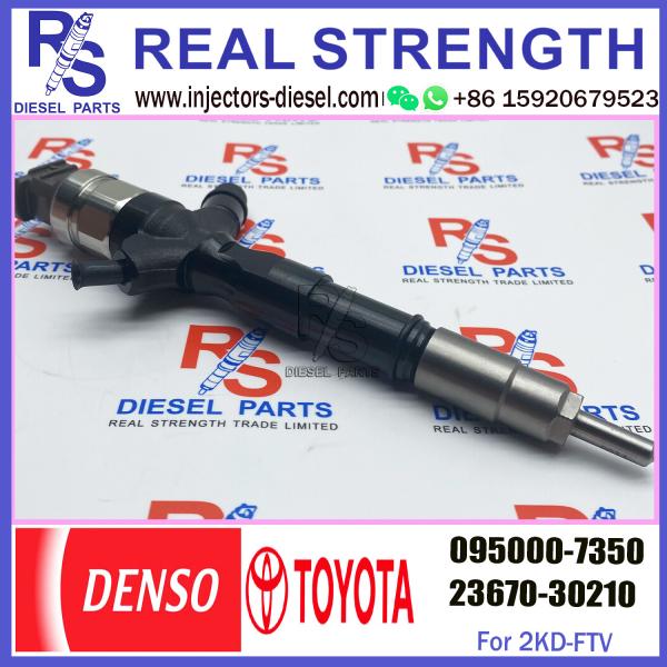 Assy 095000-7350 do injetor de combustível diesel para Toyo-Ta Land Cruiser 1KD-FTV Prado D4D J120 23670-30210