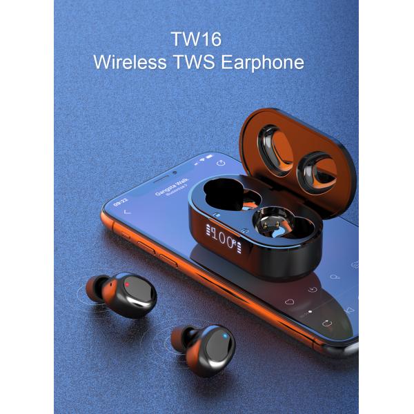 Наушник TW16 частных auriculares bluetooth inalmbricos дисплея СИД фабрики TWS OEM беспроводной