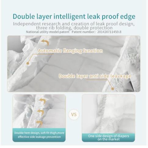 B Grade Diaper Strong Water Absorption Baby Disposable Diaper