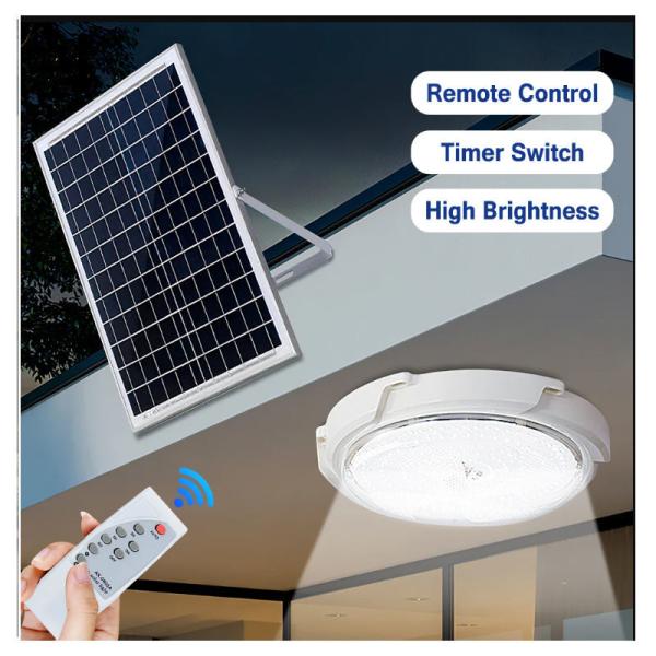 High Brightness Solar Powered Indoor Light 100w 200w With Remote Control