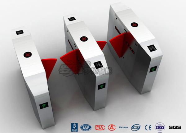 Heavy Duty Flap Barrier Gate Half Height Turnstile Turnstile Entrance Gates Indoor / Outdoor