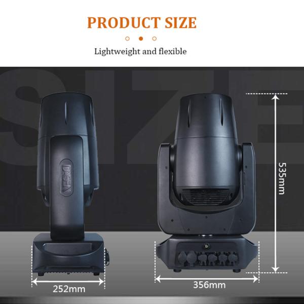 100Wレーザー光源 カスタマイズステージ プリズムレーザービーム 100w DMX512制御 ライトムービングヘッドレーザーライト IP66
