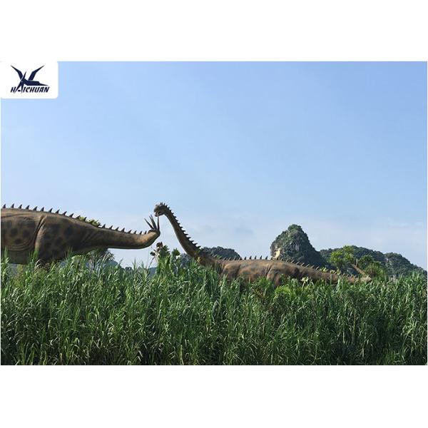 Outdoor Moving Velociraptor Life Size Model For Garden Display / Festival Exhibition