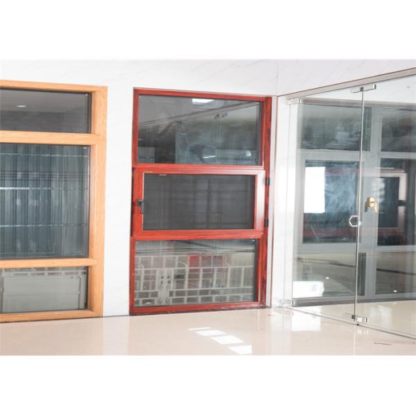 Customized Aluminium Glass Window Powder Coated For Residential / Office