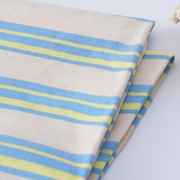 Туго сплетите Striped ткань простирания, ткань нашивки синих хлопков Sportswear чистую