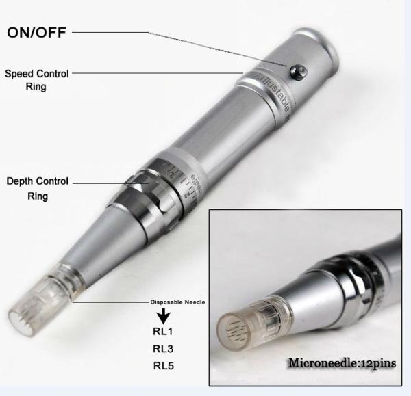 Scar Removal Permanent Makeup Machine - Electric Auto Micro Needling Derma Stamp Pen