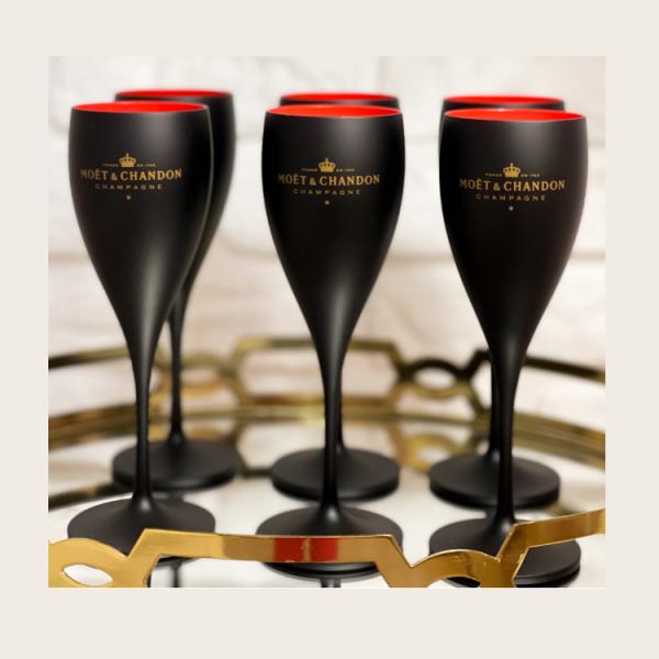 Party 150ml Plastic Champagne Glasses Cocktail Plastic Wine Goblet Customized Color And Logo