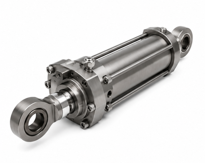 5Axis Aerospace Components Machining Hydraulic Cylinder High Strength