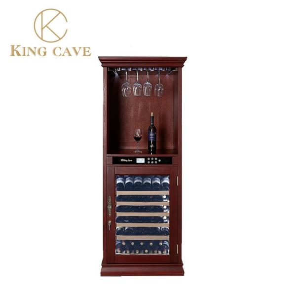 Red OEM Glass Door Beverage Wine Coolers Wine Cooler In The Kitchen