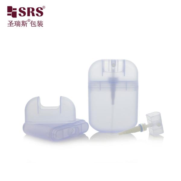 PWU006 Pocket-Sized PP Spray Bottles with Card Form Factor Bespoke Coloring 20-30ml Capacity