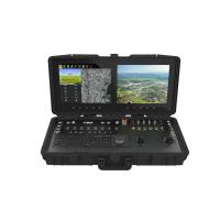 La estación de control de tierra T50 de doble pantalla combina la transmisión de imágenes y datos, el control remoto y la computación industrial.