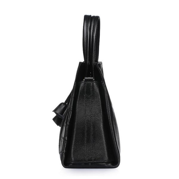 Top layer leather tote bag woman's bags fashion Bucket handbags with crossbody strap