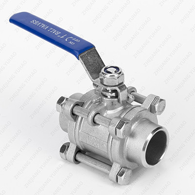 High Pressure 3-Piece Welded Ball Valve | 3000 PSI SS316 Valve |