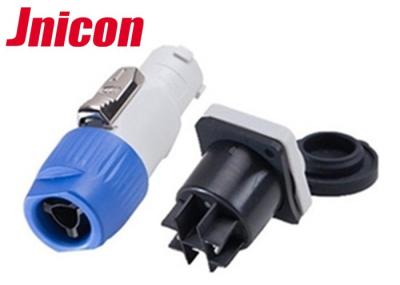 Conectores impermeáveis exteriores de Powercon IP65, conectores de cabo bonde exteriores da tela do diodo emissor de luz