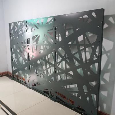 Powder Coated Laser Cut Screen Perforated Metal Sheet French Style Aluminium Panels