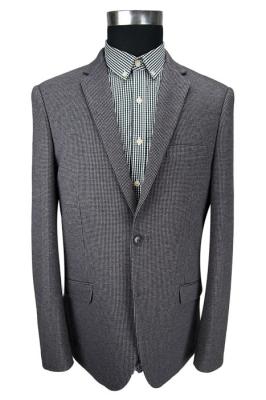 Male Slim Fit Blazer Adults Office Worker Dark Grey Custom Color MGB005