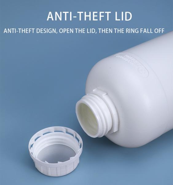 HDPE 500ml Thick Fluorinated Bottle for Chemical Reagent and Organic Solvent Packaging