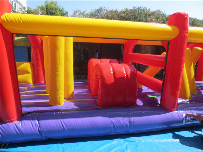 Factory Outdoor PVC Inflatable Obstacle Course/inflatable Sport Game Bounce House Jumping Inflatable Game for Party Rental
