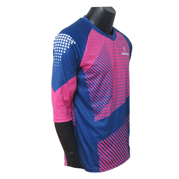 New Style 3/4 Sleeve Free Design Custom MTB Jersey Anti Bacterial Lightweight