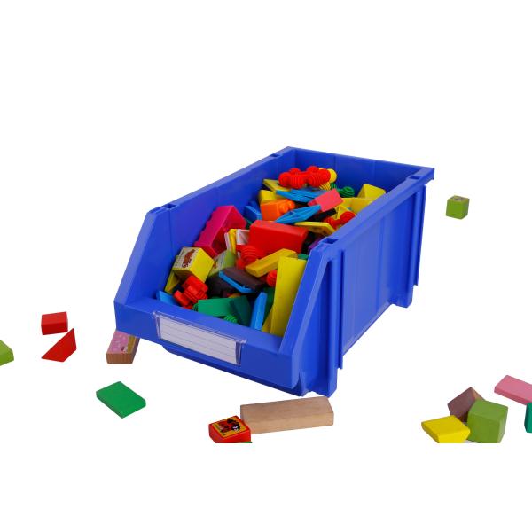 Efficiently Organize Tools with Plastic Office Storage Bin 186x334x94mm Internal Size