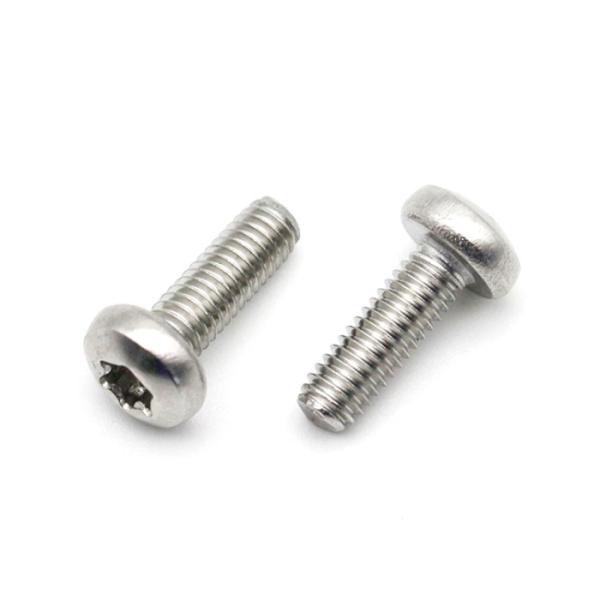 Small Six Lobes Hex Socket Stainless Steel Pan Head Torx Screw