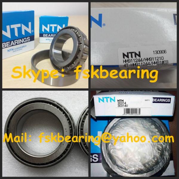 NTN Brand Steel Cage Tapered Rolling Bearing Chrome / Carbon / Stainless Steel