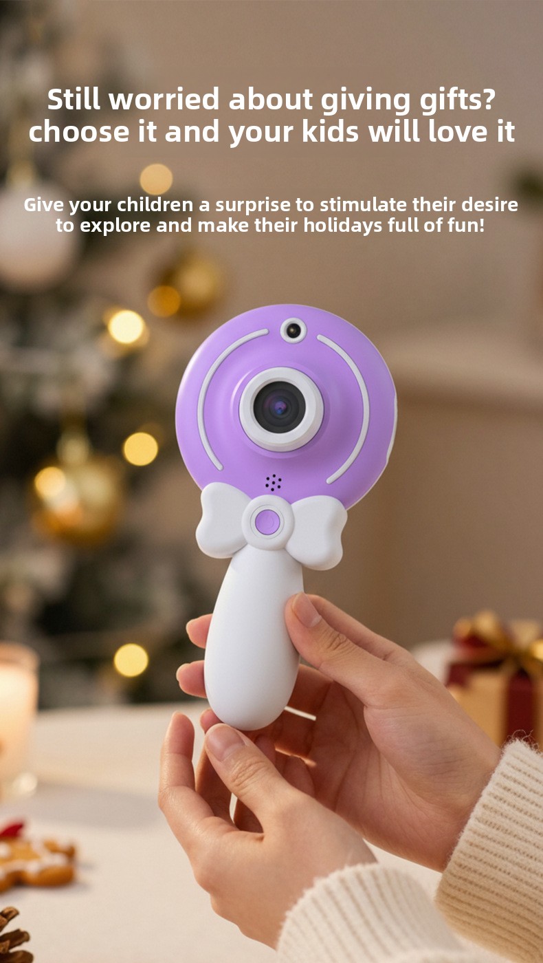 New Cross-Border Magic Wand Children's Camera HD Dual-Camera Video-Capable Cute Cartoon Digital Camera Wholesale