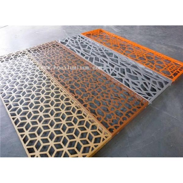 Heat Insulation Fence Aluminium Solid Panel ISO9001 Certification