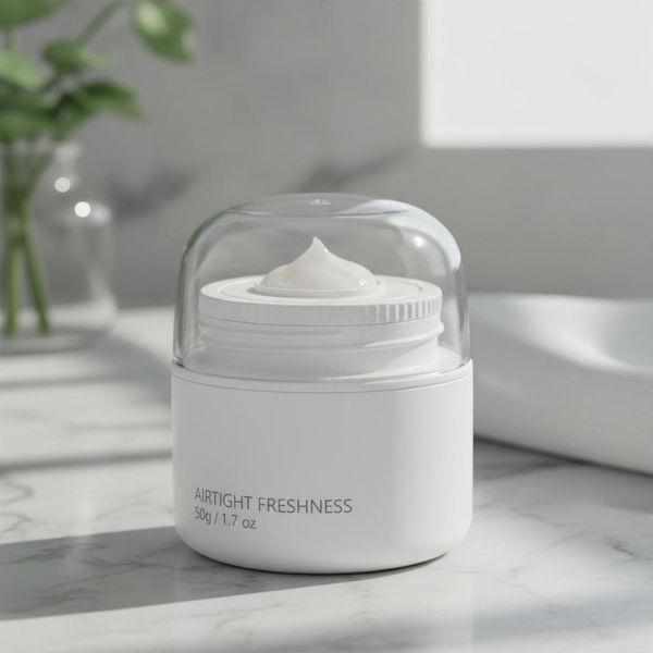 50g Capacity PP Jar with Twist-to-Dispense Mechanism for Airtight Freshness in Cosmetic Cream Packaging