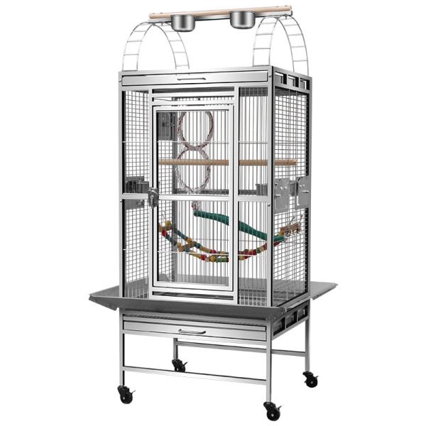 Large Size Wear-Resistant Metal Steel Parrot Cage Super Luxury Pet-Friendly Breed House